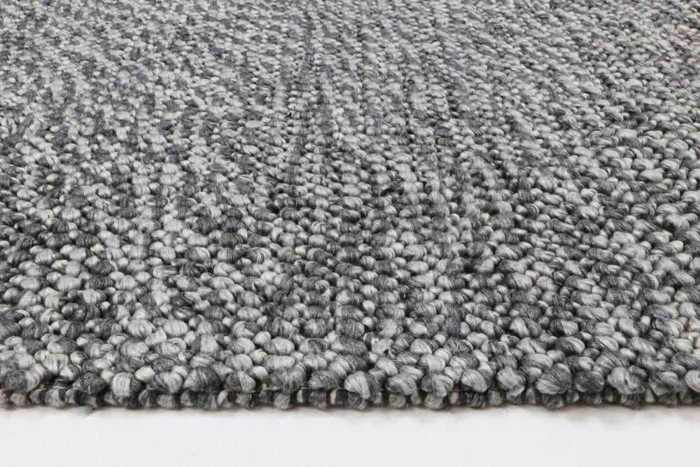 Brand Ventures RUGS Amelia Charcoal Wool Rug