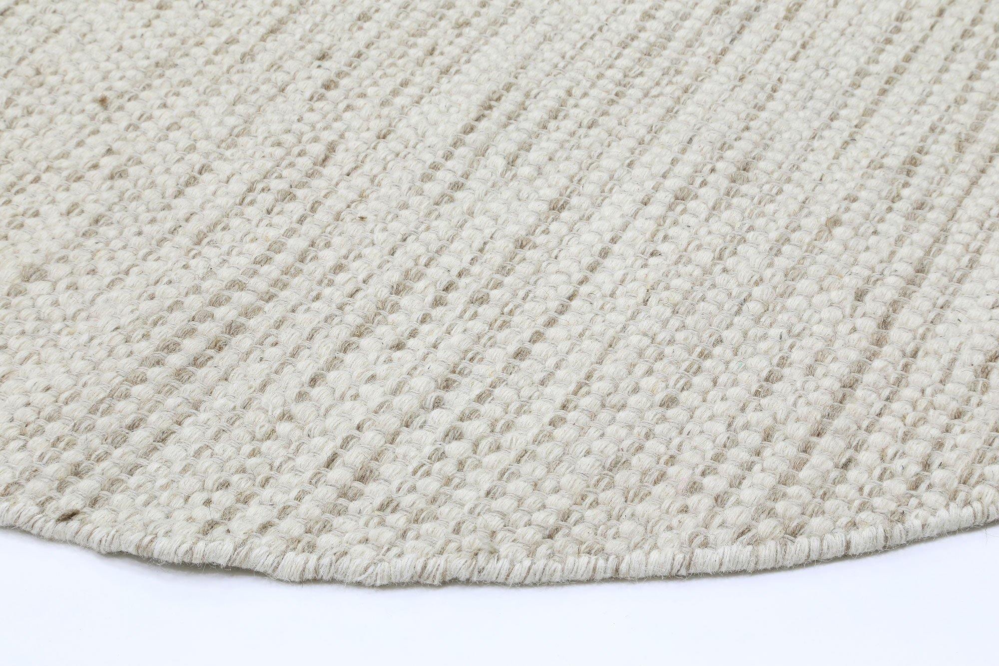 Brand Ventures RUGS Nordi Natural Reversible Round Wool Rug