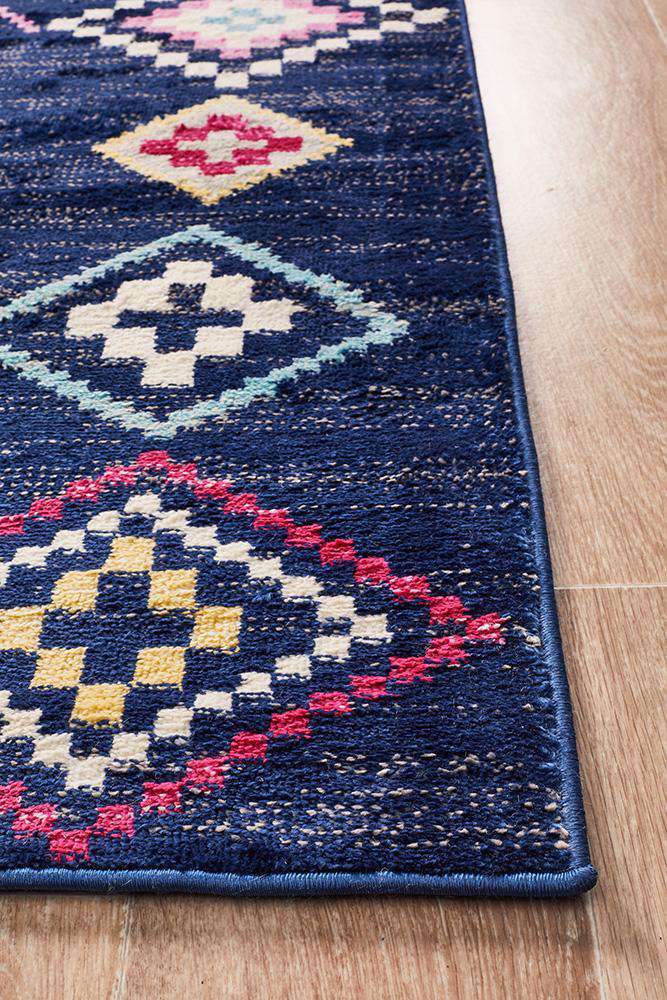 Rug Culture RUGS 400X300 Belleville Eclectic Blue Rug (Discontinued)