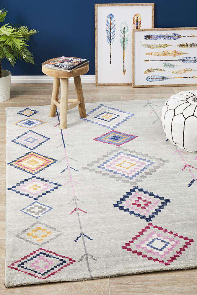 Rug Culture RUGS 400X300 Belleville Eclectic Grey Rug (Discontinued)