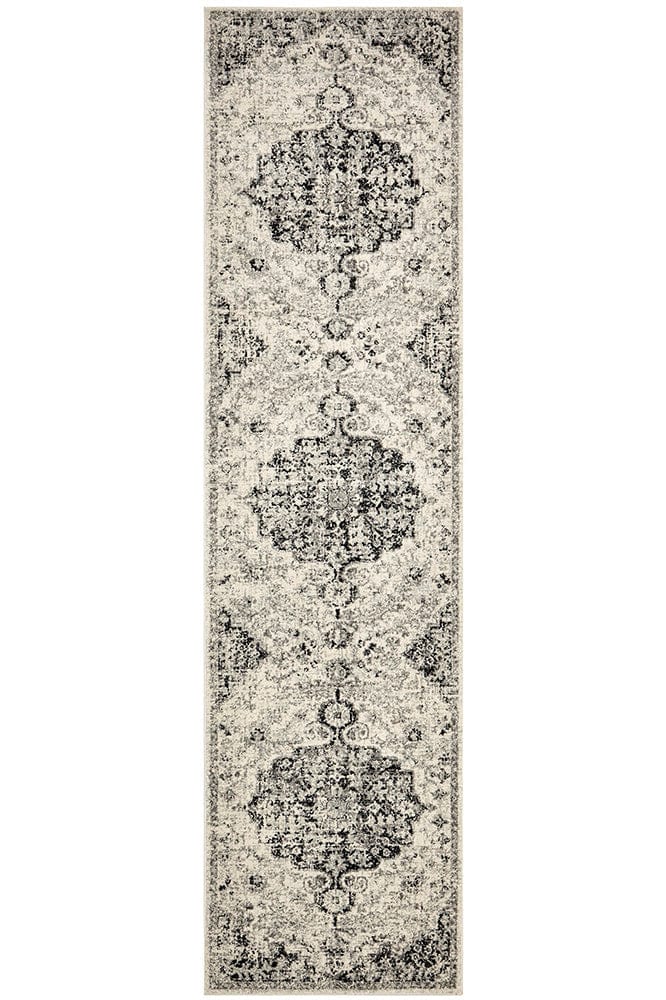 Rug Culture RUGS Athens Charcoal Transitional Runner