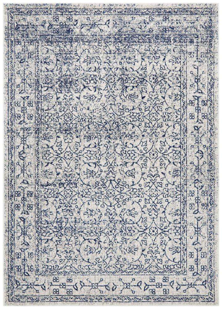 Rug Culture RUGS Formosa White Grey & Blue Transitional Rug