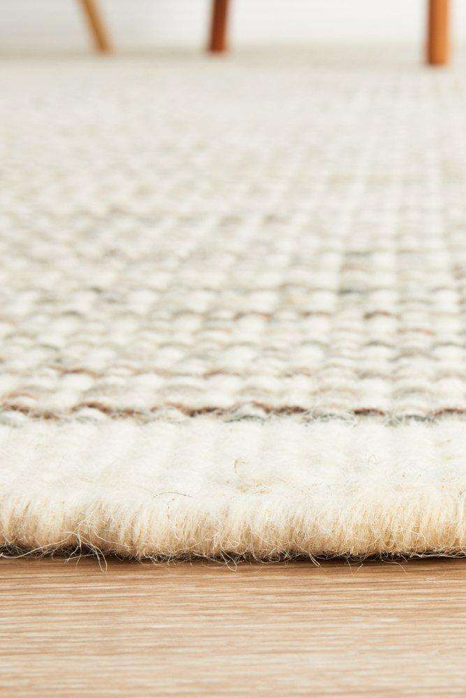 Rug Culture RUGS Madras Natural Flatwoven Wool Rug