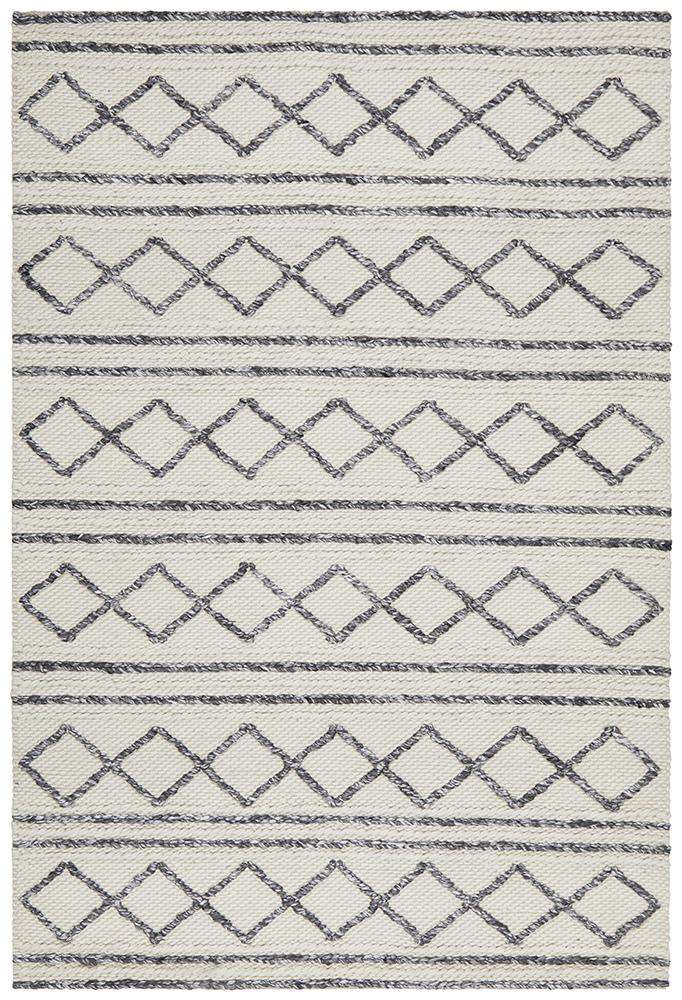 Rug Culture RUGS Milly Textured Tribal Wool Rug