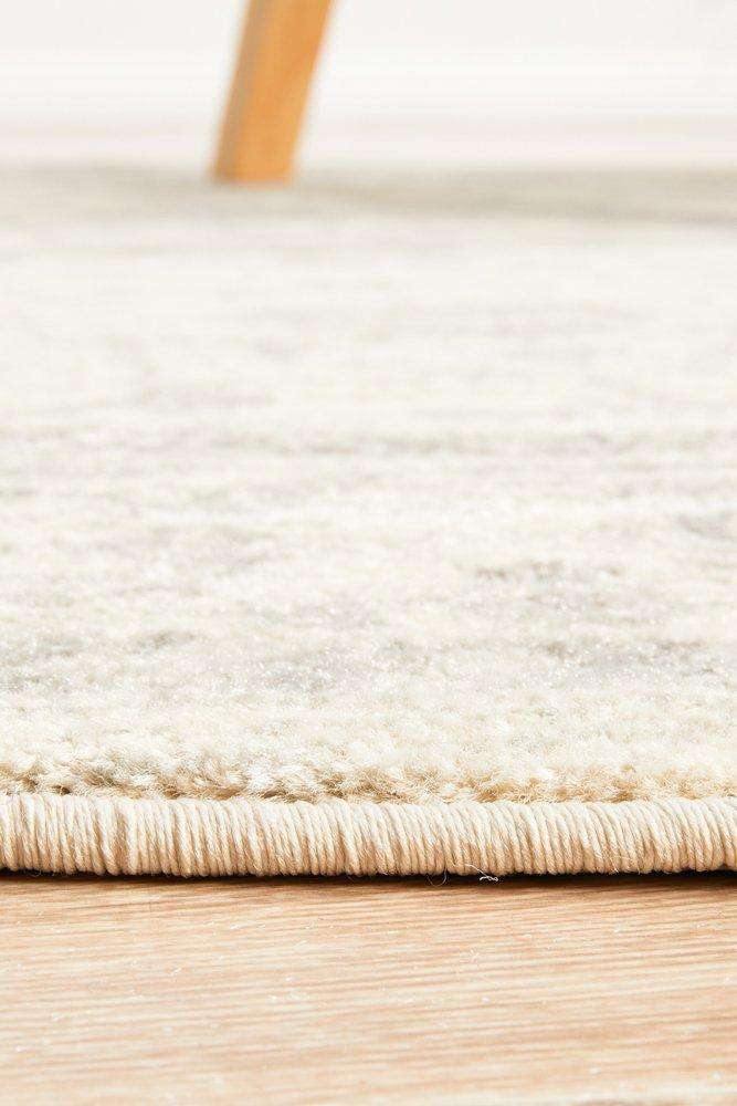 Rug Culture RUGS Verda Transitional Round Rug - White