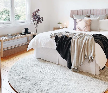 How To Style A Round Rug