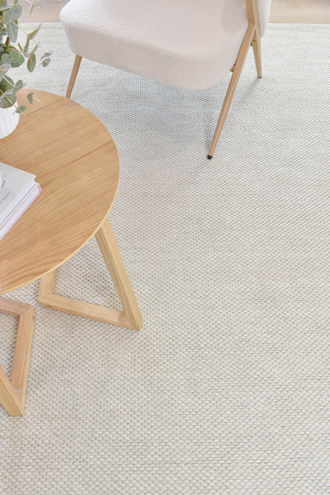 Allure Pearl Wool Rug – Subtle Elegance with Handcrafted Texture ...