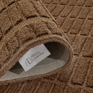 Alisa & Lysandra Marlow Chocolate Runner Rug
