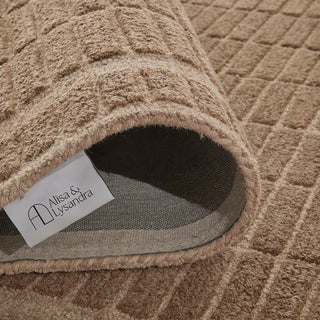 Alisa & Lysandra Marlow Mocha Runner Rug