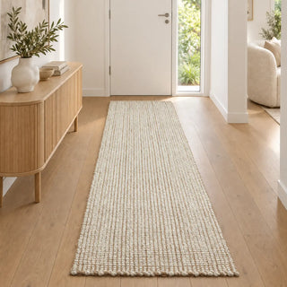Arabella Natural Wool & Jute Runner