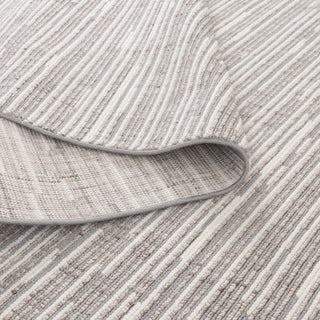 Berno Silver Ivory Loop Lines Rug