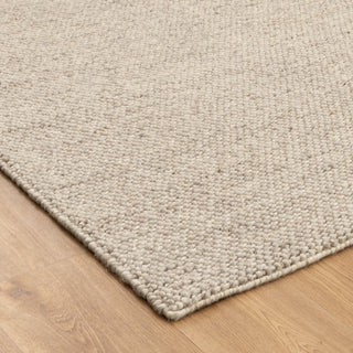 Beau Natural wool rug texture detail hand woven neutral rug