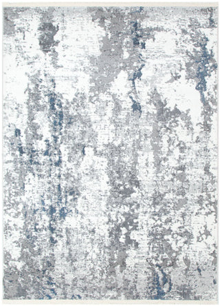 Bohemian Paradise Modern Grey Blue Rug