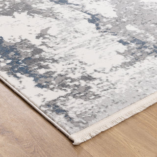 Bohemian Paradise Modern Grey Blue Rug