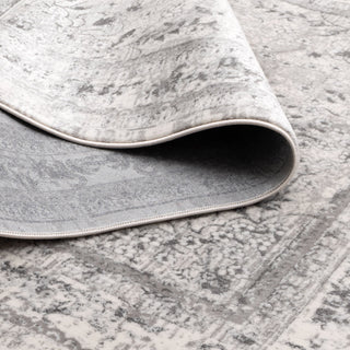 Bohemian Paradise Vintage Medalion Grey Rug