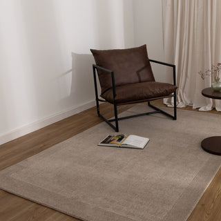 Sedona Camel Border Wool Rug