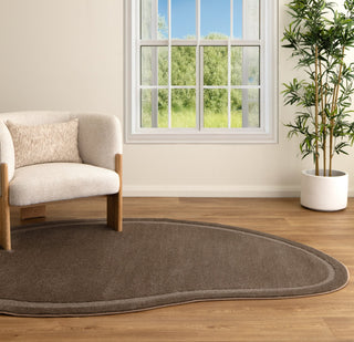 Nessa Brown Jellybean Rug