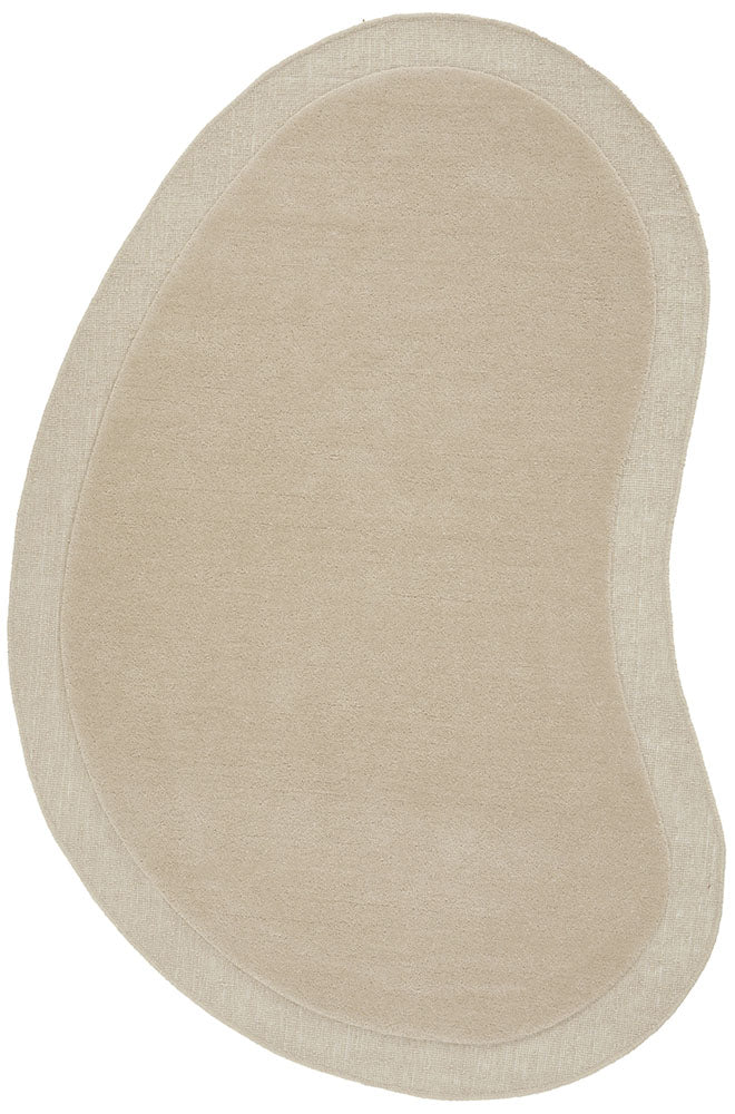 Cleo Beige Wool Rug Sample – Simple Style Co