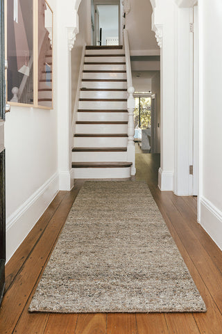 Conscious Loom Embrace Silver Runner Rug