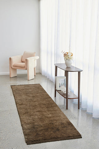 Conscious Loom Kinship Bear Brown Rug