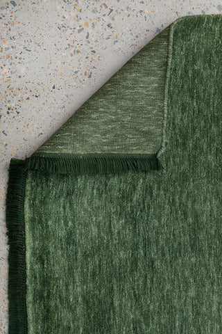 Conscious Loom Kinship Forest Green Runner Rug