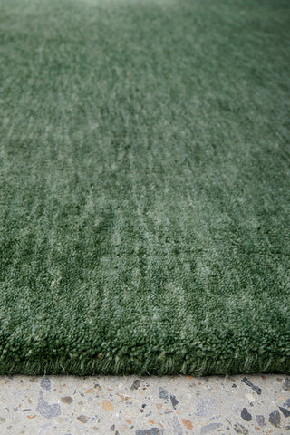 Conscious Loom Kinship Forest Green Rug