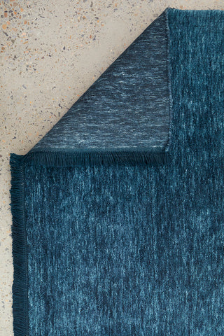 Conscious Loom Kinship Navy Runner Rug