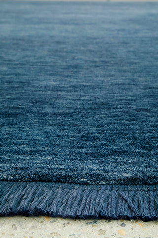 Conscious Loom Kinship Navy Rug