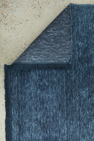 Conscious Loom Kinship Navy Rug Sample