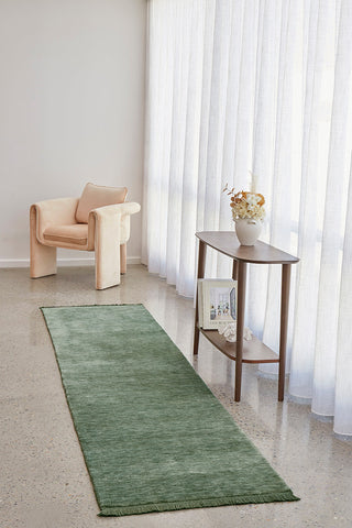 Conscious Loom Kinship Sage Green Rug