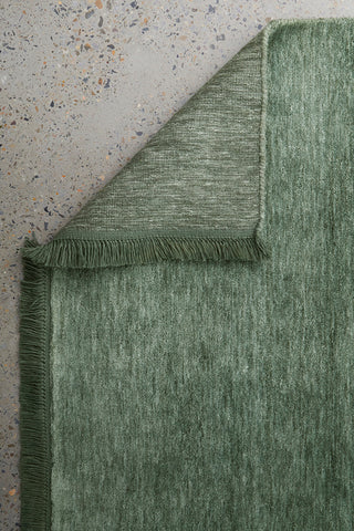 Conscious Loom Kinship Sage Green Runner Rug