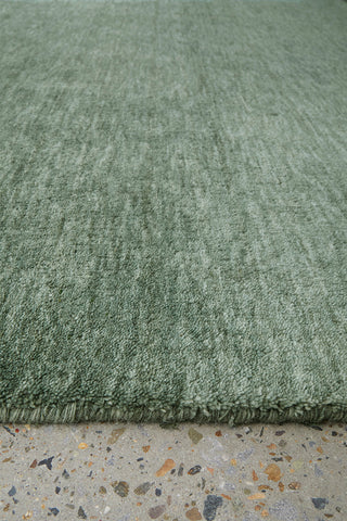Conscious Loom Kinship Sage Green Rug