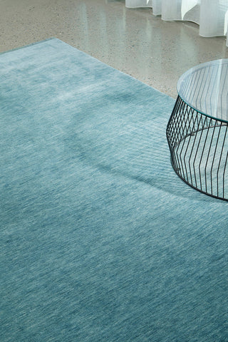 Conscious Loom Kinship Sky Blue Rug