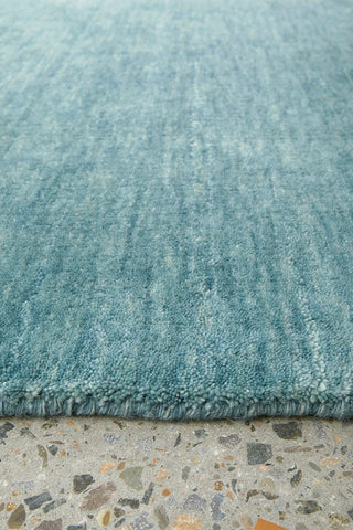 Conscious Loom Kinship Sky Blue Rug