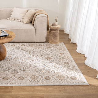Delphine Ivory Multi Vines Vintage Rug