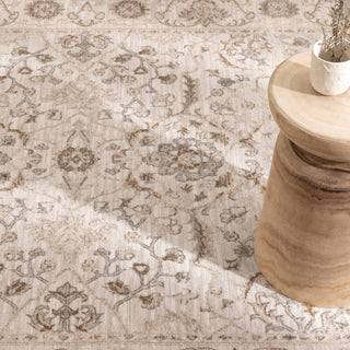 Delphine Ivory Multi Vines Vintage Rug