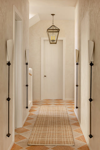 Darren Palmer Plaid Sandstone Runner Rug