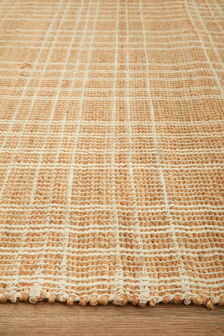 Darren Palmer Plaid Sandstone Runner Rug