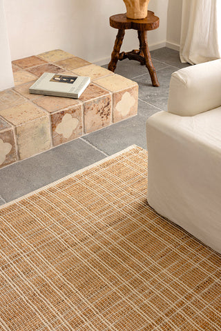 Darren Palmer Plaid Sandstone Rug