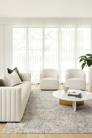 Emma Blomfield Plume Frost Rug