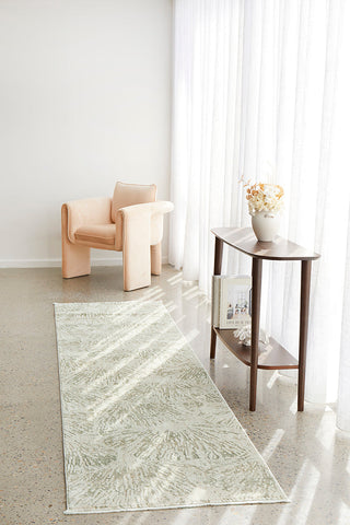 Emma Blomfield Plume Moss Runner Rug