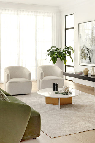 Emma Blomfield Plume Oat Rug