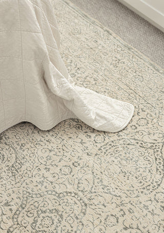 Emma Blomfield Veil Blue Rug