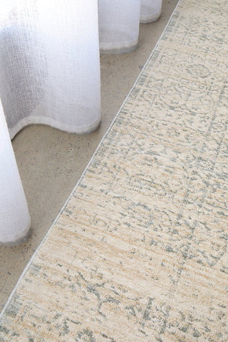 Emma Blomfield Veil Blue Rug