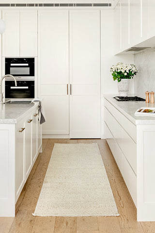 Emma Blomfield Veil Natural Runner Rug