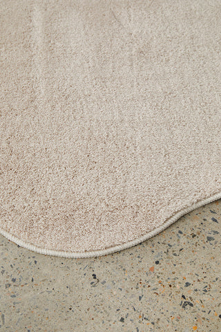 Evelyn Beige Washable Runner Rug