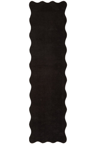 Evelyn Black Washable Rug