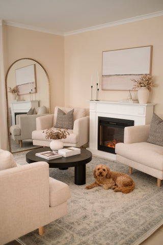 Verda White Transitional Rug