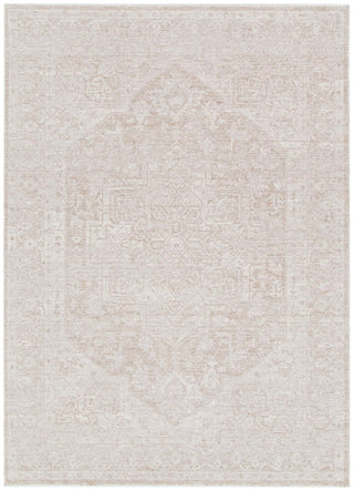 Heritage Distressed Medallion Beige Rug