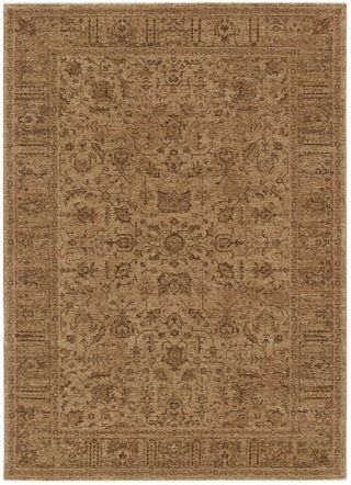 Heritage Distressed Border Mustard Rug